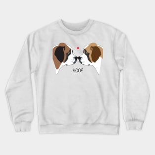 St Bernard Dog Love Boop Crewneck Sweatshirt